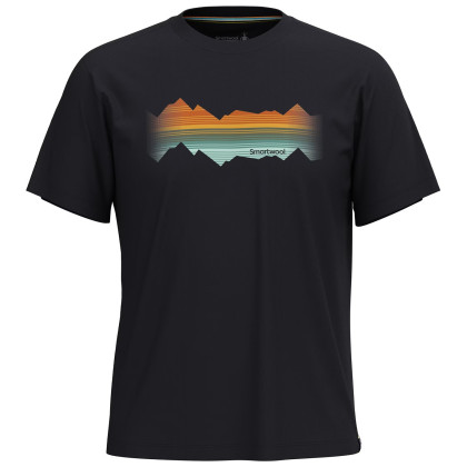 Maglietta Smartwool Mountain Horizon Short Sleeve Graphic T nero black