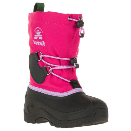 Stivali da neve per bambini Kamik Southpole 4 rosa/nero Rose Lavender