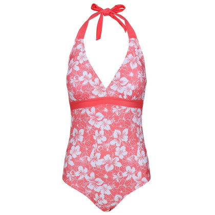 Costume da bagno da donna Regatta Flavia Costume rosa/bianco PchBlmHbsPrn