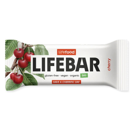 Barretta Lifefood Lifebar tyčinka třešňová RAW BIO 40 g