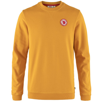 Felpa da uomo Fjällräven 1960 Logo Badge Sweater giallo Mustard Yellow