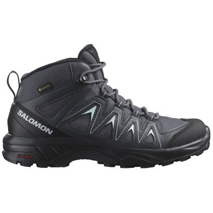 Scarpe da trekking da donna Salomon X Braze Mid Gore-Tex nero/grigio Ebony / India Ink / Bleached Aqua