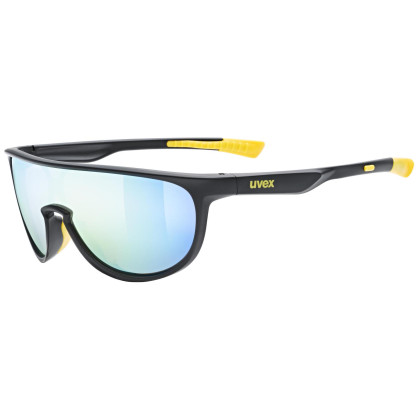 Occhiali da sole per bambini Uvex Sportstyle 515 nero/giallo Black Matt/Mirror Yellow