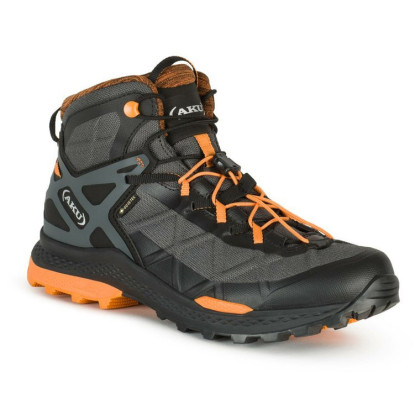 Scarpe da uomo Aku Rocket Mid Gtx nero/arancio Black / Orange