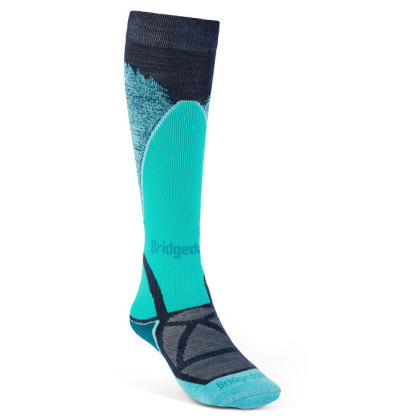 Calzettoni Bridgedale Ski Midweight Women's blu/azzurro dark denim/aqua/212