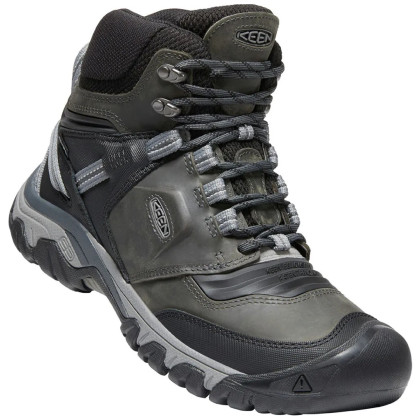 Scarpe da uomo Keen Ridge Flex Mid Wp grigio/nero magnet/black