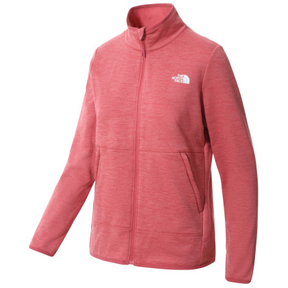 Felpa da donna The North Face Canyonlands Full Zip rosa Slate Rose Heather