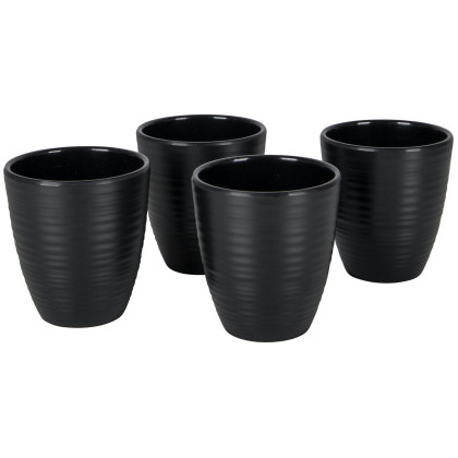 Set di tazze Bo-Camp Orville - 4ks nero Black