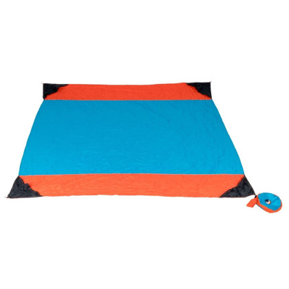 Coperta da picnic Ticket to the moon Beach Blanket blu/arancio aqua/orange