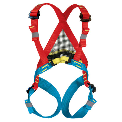 Imbracatura da arrampicata per bambini Beal Bambi blu/rosso