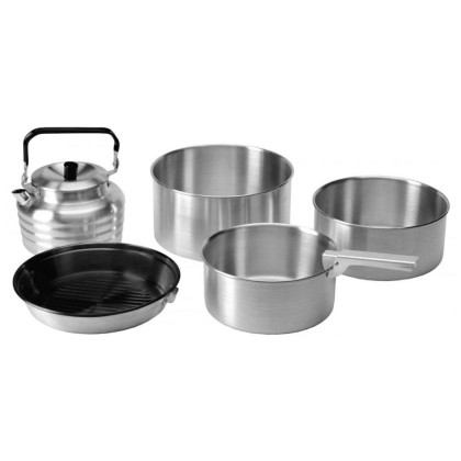 Stoviglie Vango Aluminium Cook Set argento