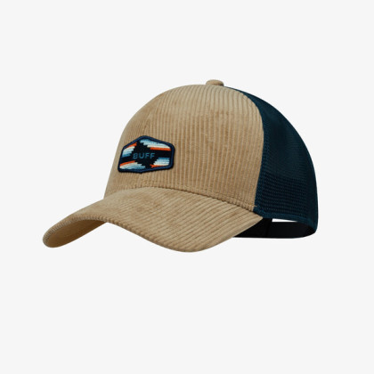 Berretto con visiera Buff Trucker cap Tinai camel