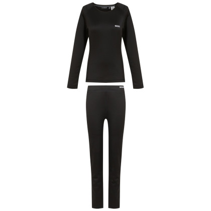 Set sportivo da donna Regatta W Therm Baselayr Set nero Black