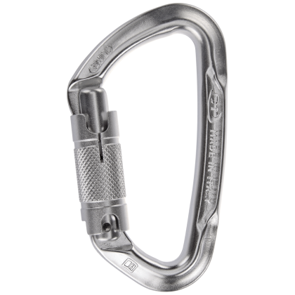 Moschettone Climbing Technology Lime WG silver