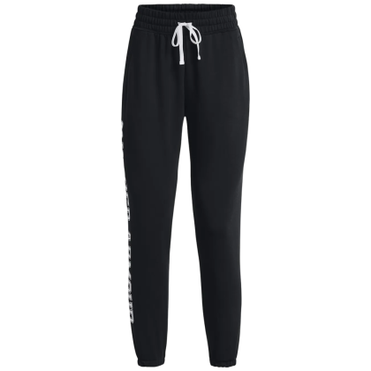 Pantaloni da tuta da donna Under Armour Rival Terry Graphic Jogr nero black