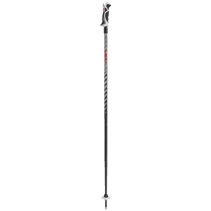 Bastoncini da sci Leki Hot Shot S rosso/grigio eloxal black-anodized grey-bright red