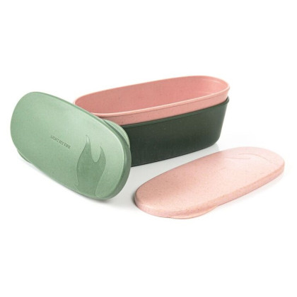 Scatole Light My Fire Oval 2-pack rosa/verde Sandygreen/Dustypink