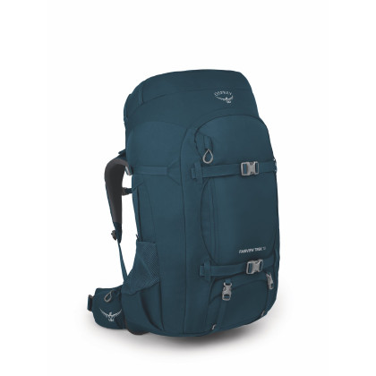 Zaino da escursionismo da donna Osprey Fairview Trek 70 blu night jungle blue