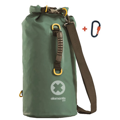 Borsa impermeabile Elements Gear Expedition 2.0 - 5L (1 popruh) verde forest green