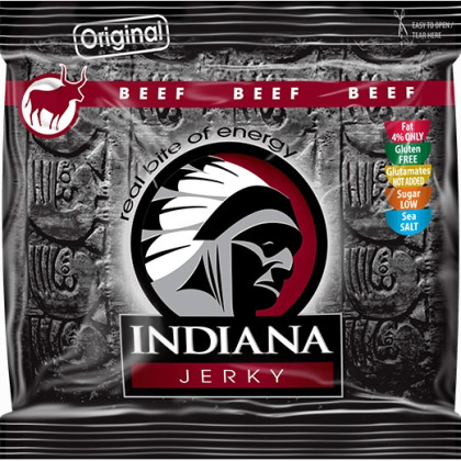 Carne secca Indiana Jerky Carne di manzo originale 60 g