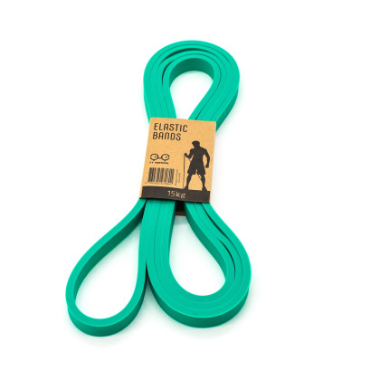 Fasce per allenamento YY VERTICAL Elastic Bands 15 kg verde green