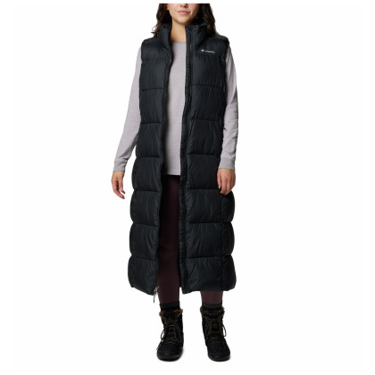 Gilet da donna Columbia Puffect™ Long Vest nero Black