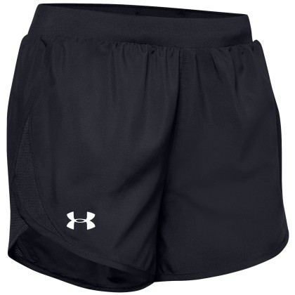 Pantaloncini da donna Under Armour Fly By 2.0 Short nero Black / Black / Reflective