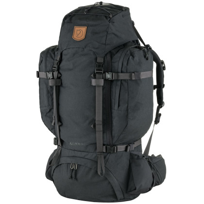 Zaino da trekking Fjällräven Kajka 75 nero Coal Black