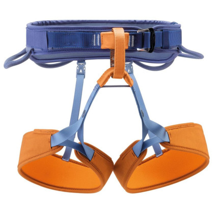 Imbracatura da arrampicata Petzl Corax LT arancione Indigo Blue