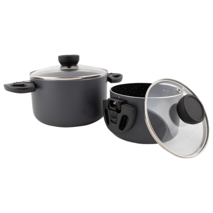 Set di pentole Bo-Camp Cookware set Twist 2pcs alu indu