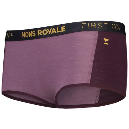 Mutandine sportive da donna Mons Royale Sylvia Boyleg viola Wine