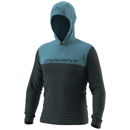 Felpa funzionale da uomo Dynafit 24/7 Hoody M blu 8071 - storm blue melange/3010