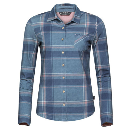 Camicia da donna Chillaz Similaun blu glencheck blue