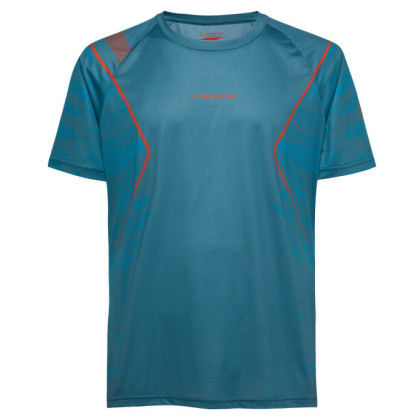 Maglietta da uomo La Sportiva Pacer T-Shirt M blu scuro Hurricane/Tropic Blue