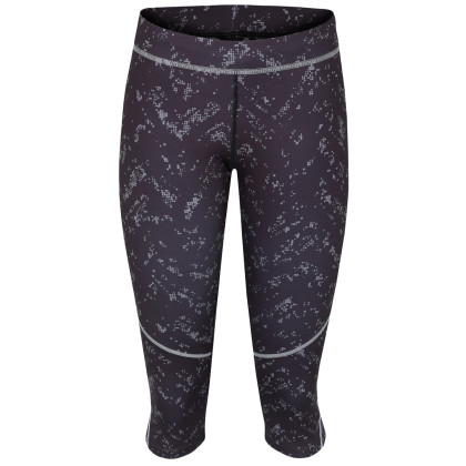 Leggings 3/4 da donna Hannah Relay nero anthracite (gray)