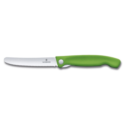 Coltello pieghevole Victorinox Swiss Classic - vlnkové ostří verde Green