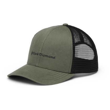 Berretto con visiera Black Diamond BD Trucker Hat verde Tundra-Black-BD Wordmark (9564)