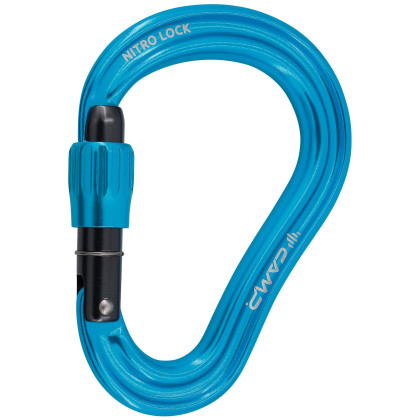 Moschettone Camp Nitro Lock blu Blue