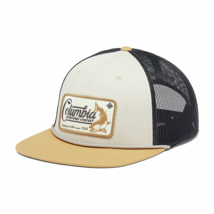 Berretto con visiera Columbia Flat Brim Snap Back bianco/nero Dark Stone, Light Camel, West Fish