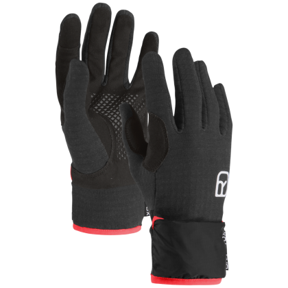 Guanti Ortovox Fleece Grid Cover Glove Women's nero Black Raven