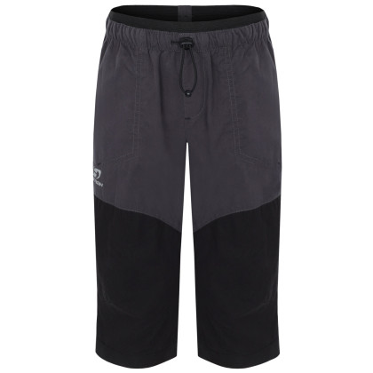 Pantaloni 3/4 per bambini Hannah Rumex Jr grigio/nero dark shadow/anthracite