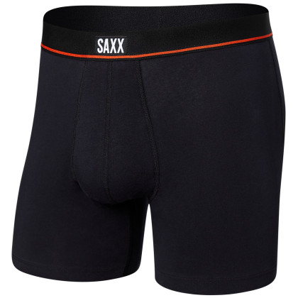 Boxer Saxx Non-Stop Stretch Cotton Boxer Brief Fly nero Black