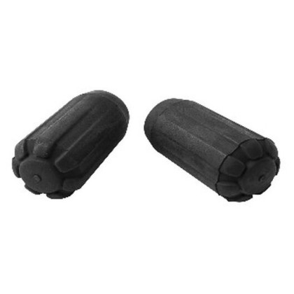 Cuscinetti in gomma per bastoni da trekking Black Diamond Trekking Pole Tip Protectors nero