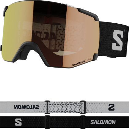 Occhiali da sci Salomon S/View Photochromic nero/grigio Black