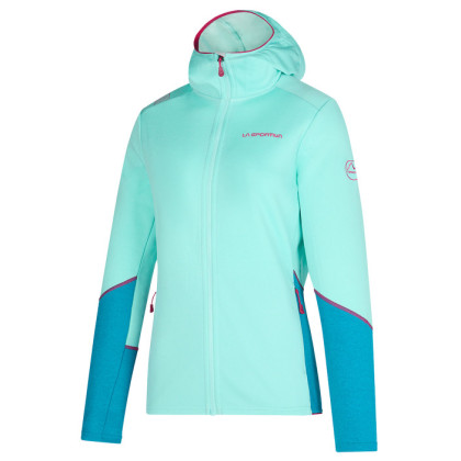 Felpa da donna La Sportiva Cosmic Hoody W blu/azzurro Turquoise/Crystal