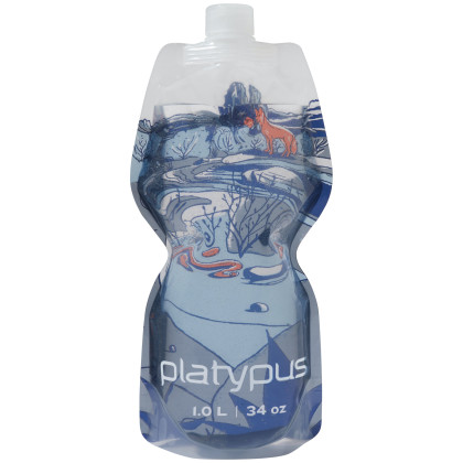 Borraccia Platypus Softbottle 1L Closure cap azzurro Arroyo