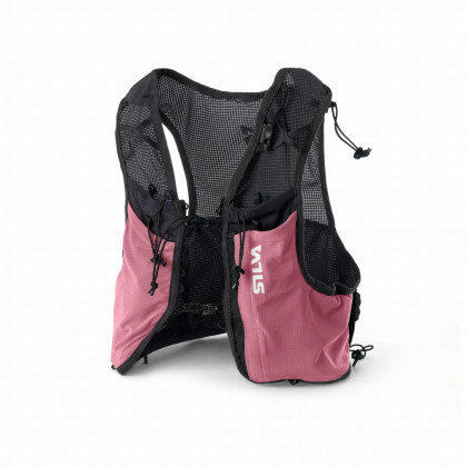 Gilet da corsa Silva Strive Fly Vest nero/rosa Rose