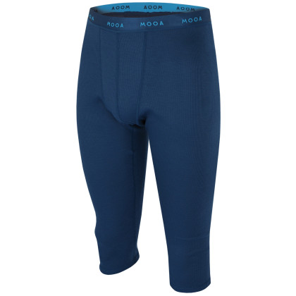 Pantaloni termici da uomo MOOA Singlebase Active blu Ocean blue