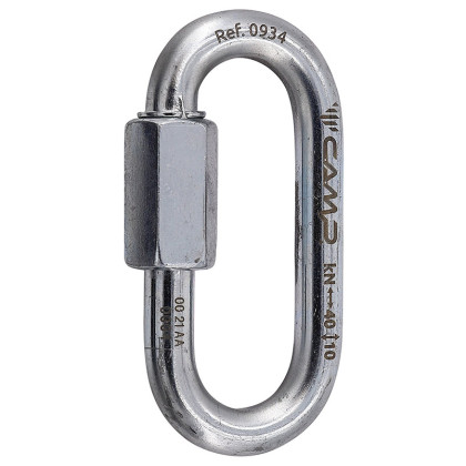 Moschettone maillon Camp Oval Quick Link 8mm argento