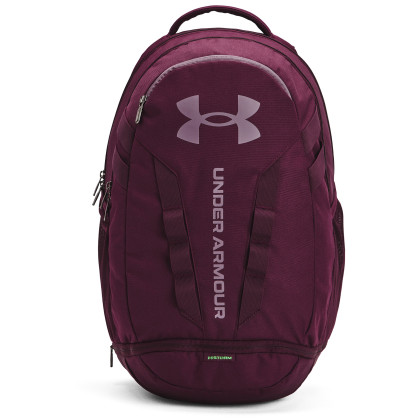 Zaino Under Armour Hustle 5.0 Backpack bordeaux Dark Maroon / Green Screen / Misty Purple